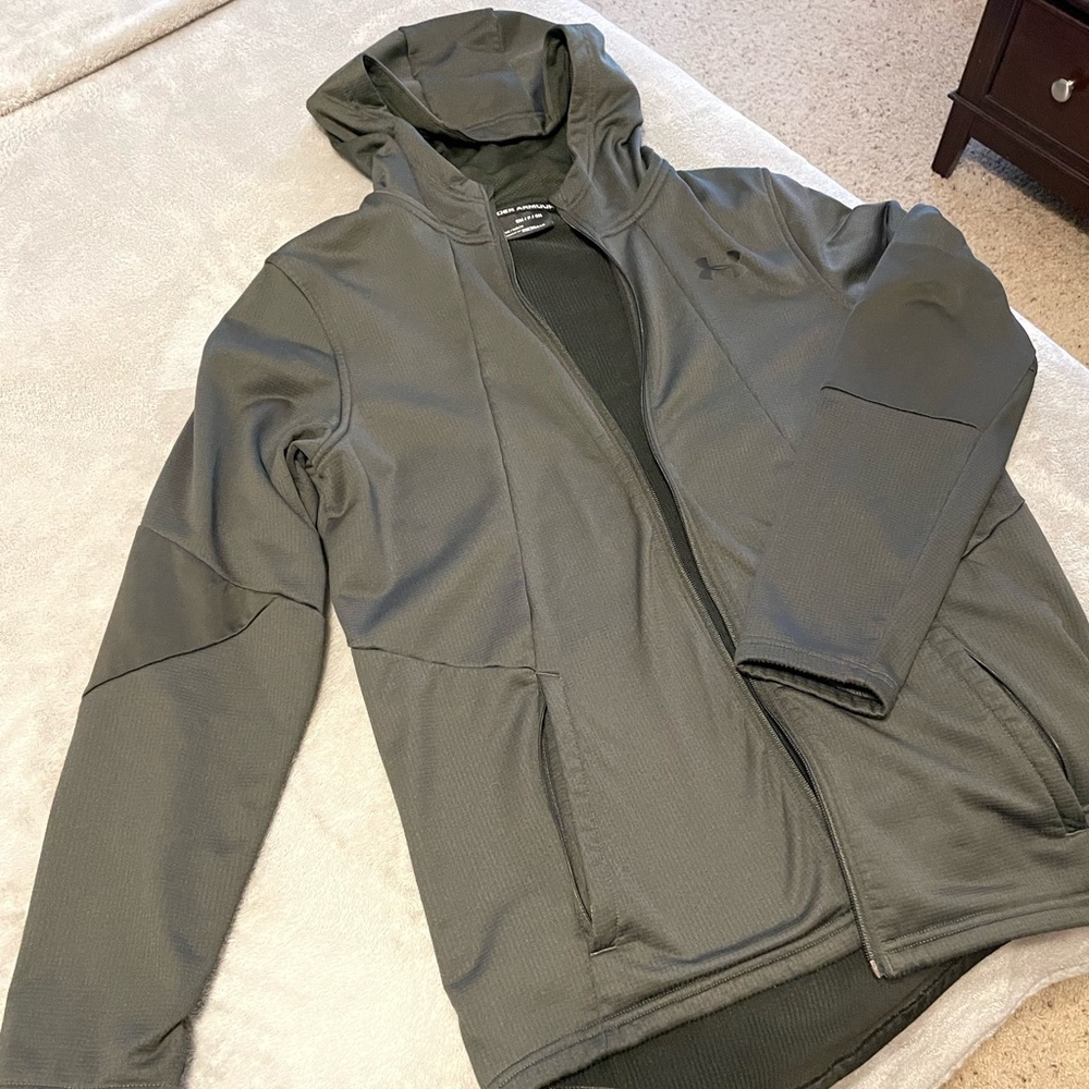 Mens small under armour zip hoodie